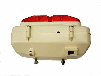 Cykelbelysning Baklampa Batteribox Vit För Fram Och Baklyse