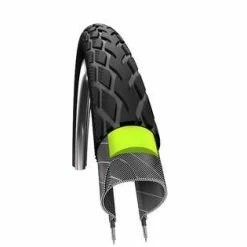 Cykeldäck Däck 16 Tum 35-349mm Schwalbe Marathon Green Guard Svart