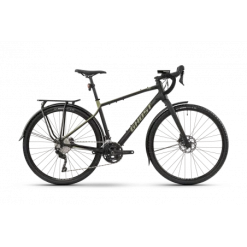 [ 11 ] Ghost Asket Essential Al Black/Green Mediumram 2023, Gravelcykel