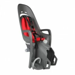 [ 16 ] Hamax Zenith Relax Inkl Carrier Adapter, Grey/Red, Cykelbarnstol