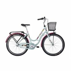 [ 12 ] Monark Karin 26"hjul, 3-vxl, 43 Cm, Fotbroms, Mintgrön Nyhet 2022
