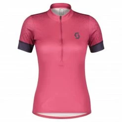 [ 3 ] Scott Endurance 20 Short Sleeve Women's Shirt Carmine Pink/Dark Purple