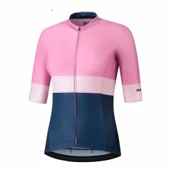 [ 18 ] Shimano Yuri Kort ärm Rosa/navy REA